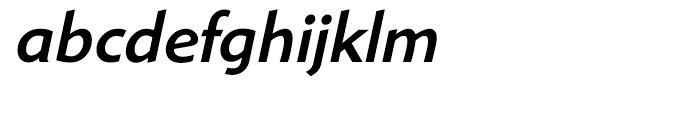 Shinn Medium Italic Font LOWERCASE