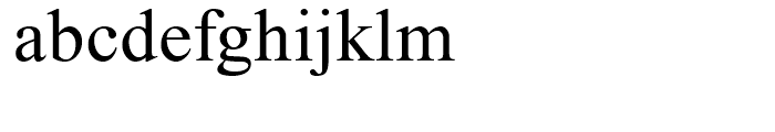 Shir Regular Font LOWERCASE