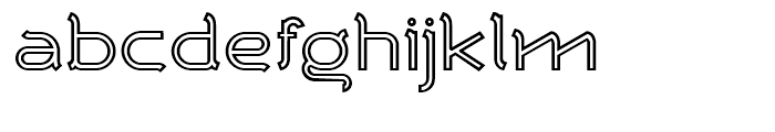 Shiraz In Line Font LOWERCASE