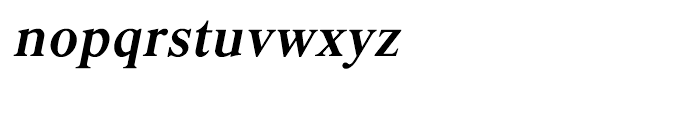 Shree Bangali 0550 Bold Italic Font LOWERCASE