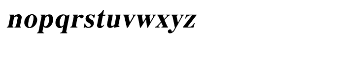 Shree Bangali 1542 Italic Font LOWERCASE