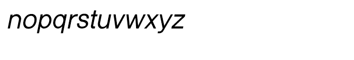 Shree Kannada 4228 Italic Font LOWERCASE
