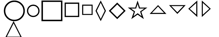 Shree Symbol 0004 Regular Font LOWERCASE