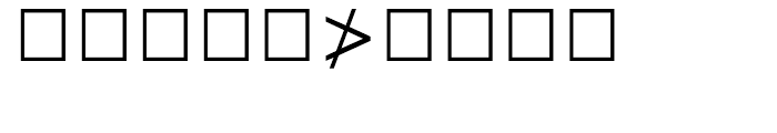 Shree Symbol 0005 Regular Font OTHER CHARS