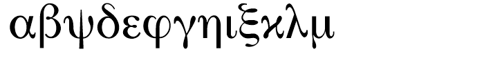 Shree Symbol 0006 Regular Font LOWERCASE