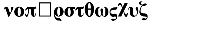 Shree Symbol 0007 Regular Font LOWERCASE