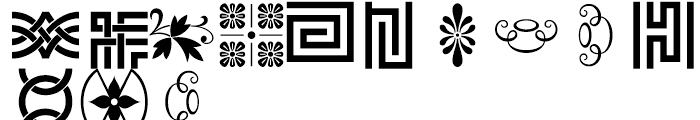 Shree Symbol 0009 Regular Font LOWERCASE