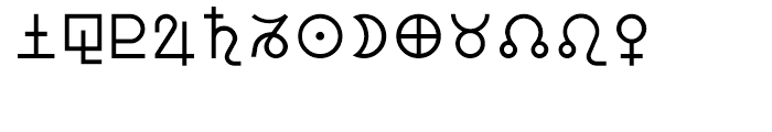 Shree Symbol 0227 Regular Font UPPERCASE