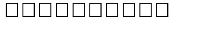 Shree Symbol 0230 Regular Font OTHER CHARS