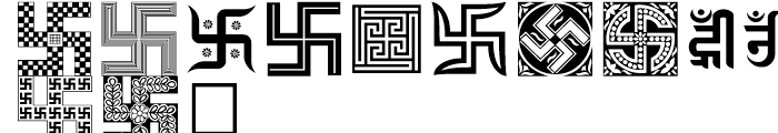 Shree Symbol 0231 Regular Font LOWERCASE