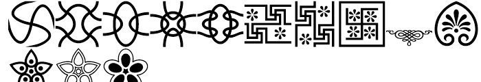 Shree Symbol 0234 Regular Font LOWERCASE