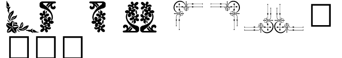 Shree Symbol 2152 Regular Font LOWERCASE