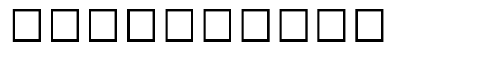 Shree Symbol 2195 Regular Font OTHER CHARS