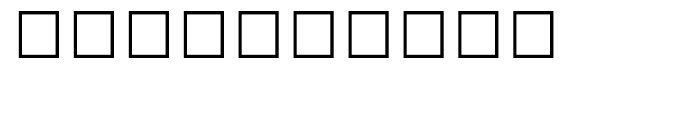 Shree Symbol 2196 Regular Font OTHER CHARS