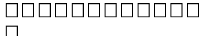Shree Symbol 2198 Regular Font LOWERCASE