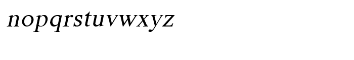 Shree Telugu 1601 Italic Font LOWERCASE