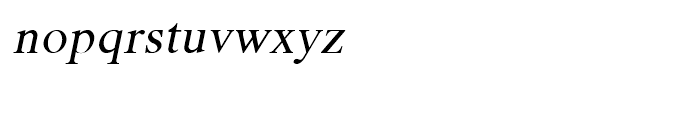 Shree Telugu 1627 Italic Font LOWERCASE