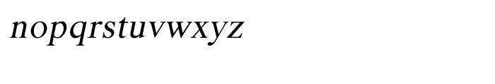 Shree Telugu 1630 Italic Font LOWERCASE