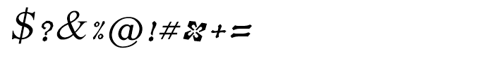 Shree Telugu 1662 Italic Font OTHER CHARS