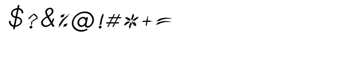 Shree Telugu 1666 Italic Font OTHER CHARS
