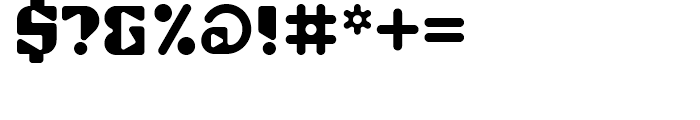 Shuriken Boy Regular Font OTHER CHARS
