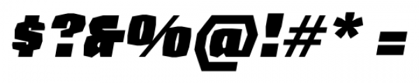 Sharka Medium Italic Font OTHER CHARS