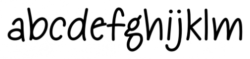 Sharpy Regular Font LOWERCASE