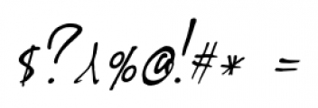 Sheepman Italic Font OTHER CHARS