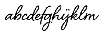 Shelby Regular Font LOWERCASE