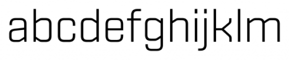 Shentox Light Font LOWERCASE