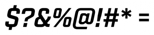 Shentox Semi Bold Italic Font OTHER CHARS