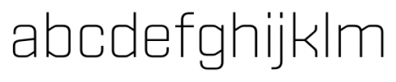 Shentox Ultra Light Font LOWERCASE
