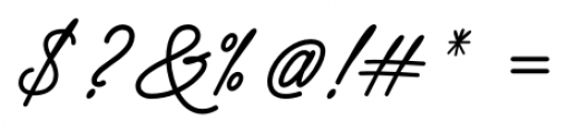 Shepia Script Regular Font OTHER CHARS