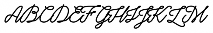 Shepia Script Regular Font UPPERCASE