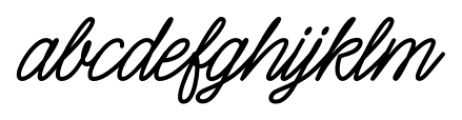 Shepia Script Regular Font LOWERCASE