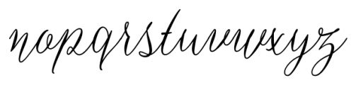 Sherina Regular Font LOWERCASE