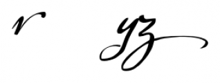 Sherlock Script 4 Font LOWERCASE