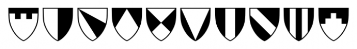 Shield Ornaments Regular Font OTHER CHARS