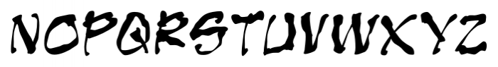 Shinobi BB Regular Font UPPERCASE