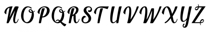 Shintia Script Regular Font UPPERCASE