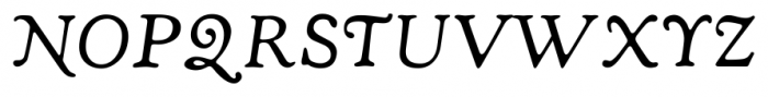 Shipley Italic Font UPPERCASE