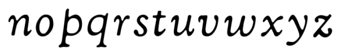 Shipley Italic Font LOWERCASE