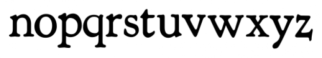 Shipley Regular Font LOWERCASE