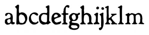 Shipley Rough Font LOWERCASE