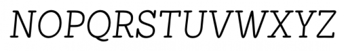 Showcase Slab Italic Font LOWERCASE