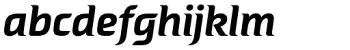 Shabash Pro Bold Italic Font LOWERCASE
