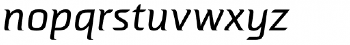 Shabash Pro Light Italic Font LOWERCASE