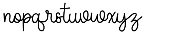 Shabella Font LOWERCASE