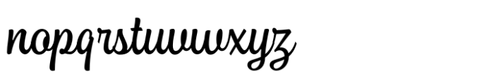 Shackie Handpainted Thin Font LOWERCASE