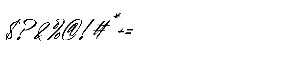 Shade Crush Italic Font OTHER CHARS